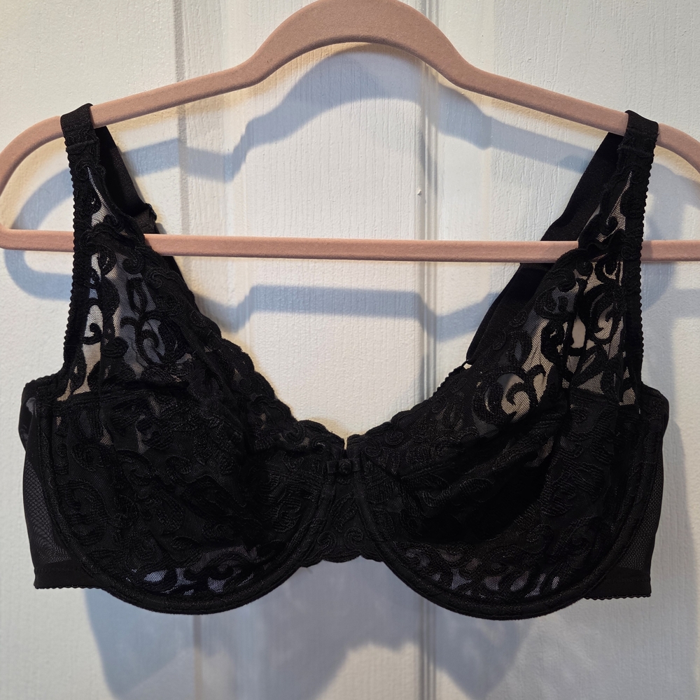 Wacoal Black Lace Underwire Bra